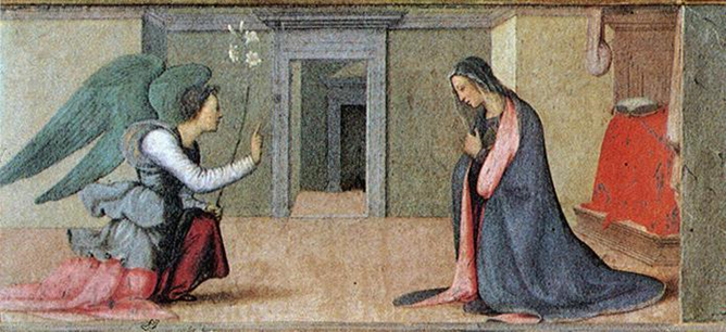  Reproducciones De Bellas Artes | Anunciación, 1503 de Mariotto Albertinelli (1474-1515, Italy) | ArtsDot.com