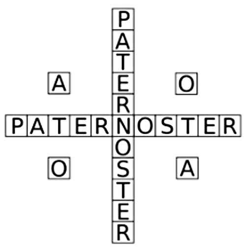 http://upload.wikimedia.org/wikipedia/commons/thumb/f/f3/Palindrom_PATERNOSTER.svg/220px-Palindrom_PATERNOSTER.svg.png
